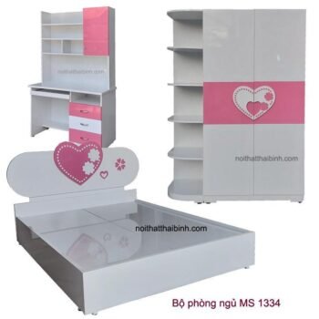 Bộ phòng ngủ trái tim MS 1334 Giá bán= 18.200.000đ giảm còn= 15.200.000đ