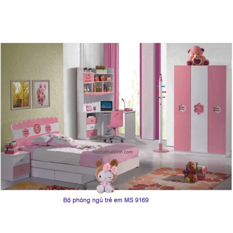 Bộ phòng ngủ trẻ em Hello Kittty MS 9169 Giá : 21.300.000
