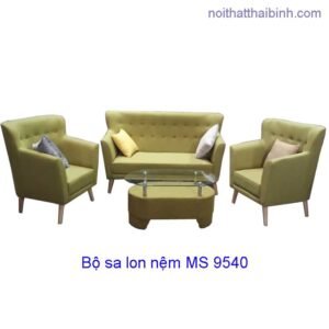 Bộ Salon nệm vải nỉ cao cấp MS 9540 Giá bộ = 17.000.000