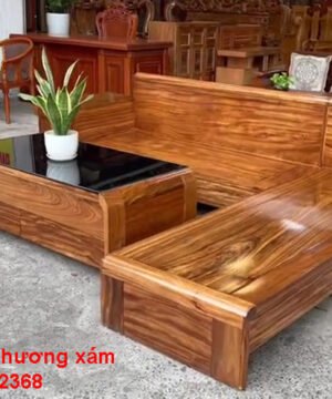Bộ sofa gỗ hương xám MS 2368