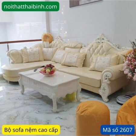 Bộ sofa nệm cao cấp MS 2607