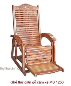 Ghế thư giãn gỗ căm xe MS 1253 Giá bán = 3.700.000 đ giảm còn = 3.000.000 đ