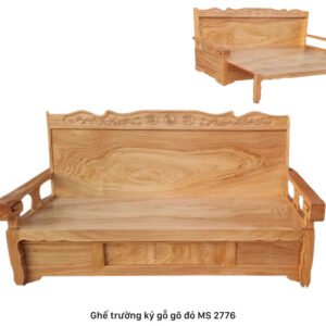 Trường kỷ gỗ gõ đỏ MS 2776