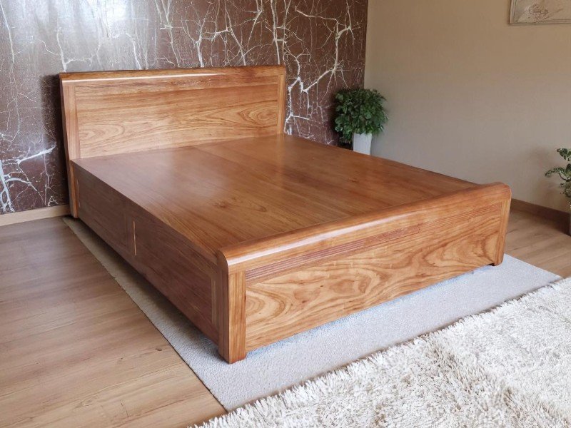Giá giường gỗ sồi 1m6