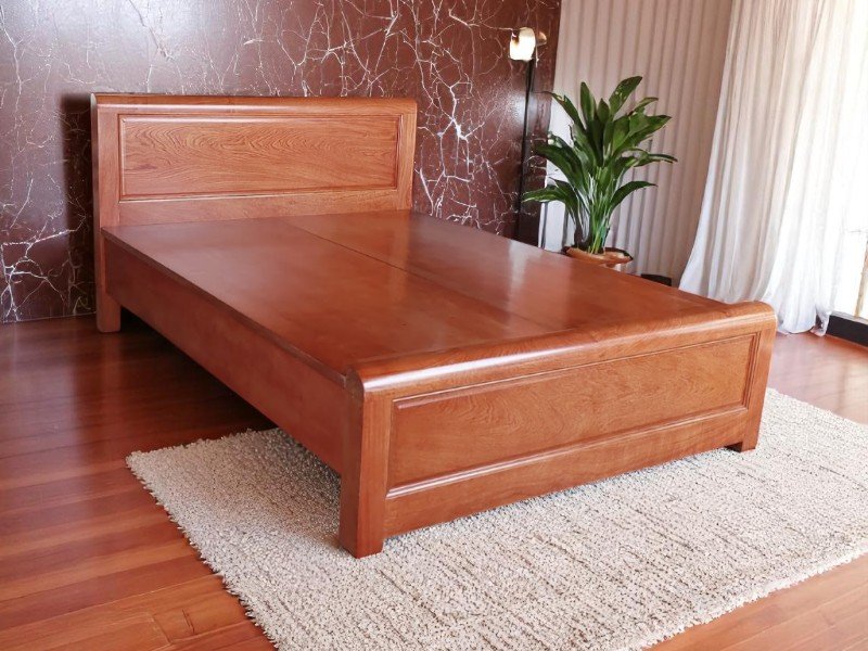 Giá giường gỗ sồi 1m6