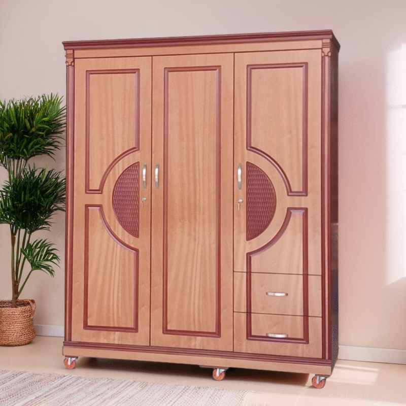 Tủ quần áo gỗ MDF vân gỗ tự nhiên MS 3169