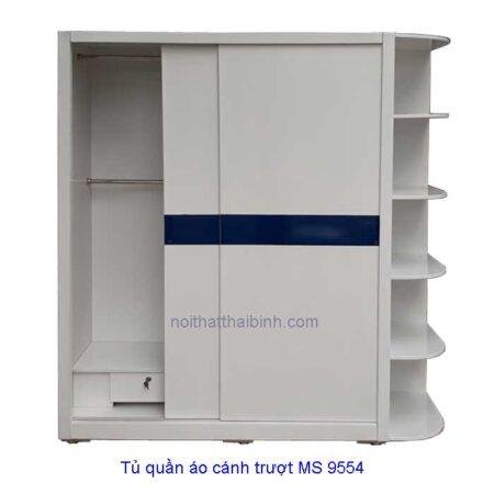 Tủ quần áo cánh trượt MS 9554 Giá 1m6 = 7.400.000