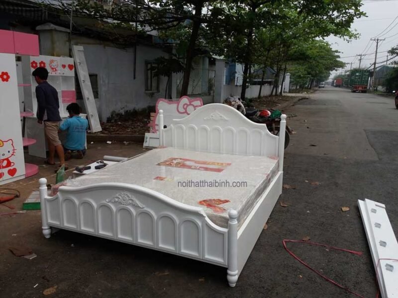 Giường ngủ cao cấp MS 9135  Giá 1m6  = 7.000.000 - Ảnh 3