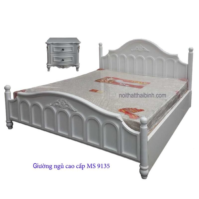 Giường ngủ cao cấp MS 9135  Giá 1m6  = 7.000.000