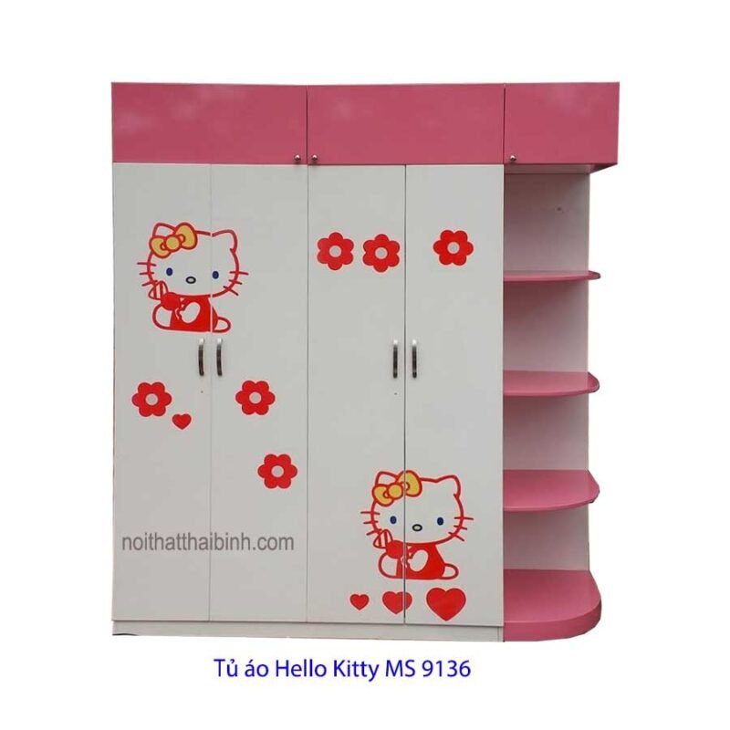 Tủ áo Hello Kitty MS 9136 Giá : Size 1m8 = 9.000.000