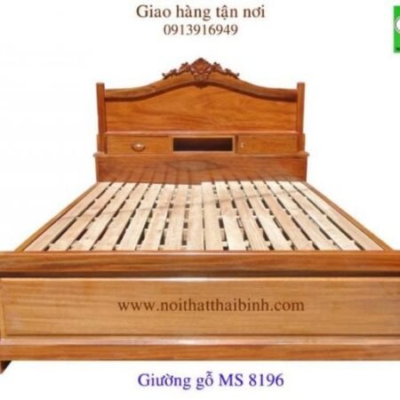 Giường ngủ gỗ căm xe  MS : 8196 Giá : 14.500.000
