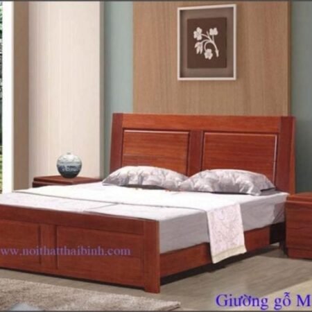 Giường ngủ gỗ cn xoan đào MS : 8368 Giá 1m8 = 5.000.000