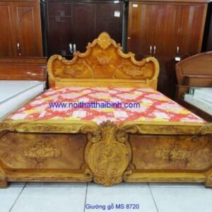 Giường ngủ  MS : 8720 Giá : 1m6 = 32.000.000