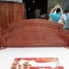 Giường gỗ tự nhiên MS 9248 Giá bán = 14.500.000 đ - Tặng 1 tấm nệm cao su non American - Hình ảnh 4