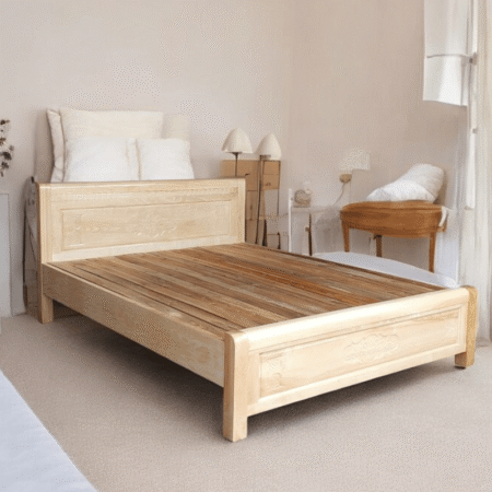 Giường gỗ sồi nga 1m6 MS 3053