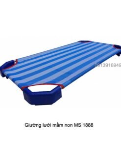 Giường mầm non vải lưới MS 1888