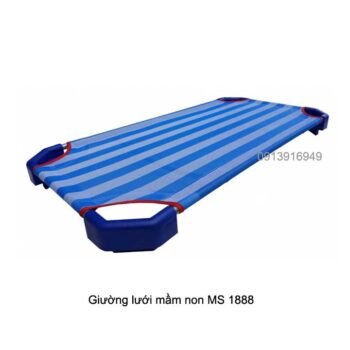 Giường mầm non vải lưới MS 1888