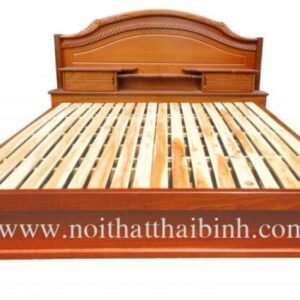 Giường hộp gỗ cn xoan đào  MS : 387-1  Giá :  4.500.000