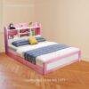 Giường ngủ có kệ màu hồng MS 1971