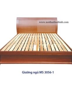 Giường ngủ gỗ kiểu Hàn Quốc MS 3056-1 Giá 1m6 = 4.500.000