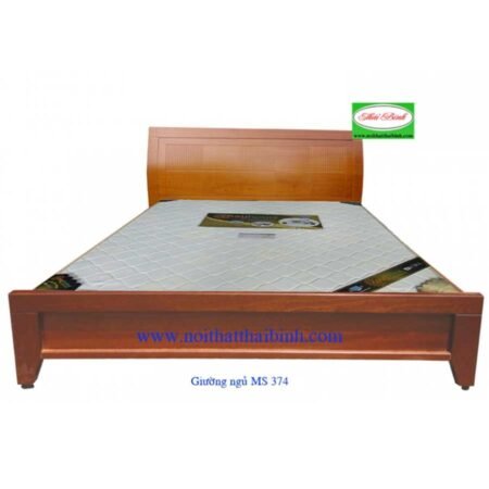 Giường ngủ gỗ cn xoan đào MS : 374  Giá : 4.500.000
