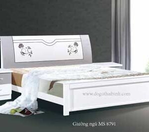 Giường ngủ MS 8791-Giá : 1m8 x 2m0 = 5.500.000         1m6 x 2m0 = 5.000.000