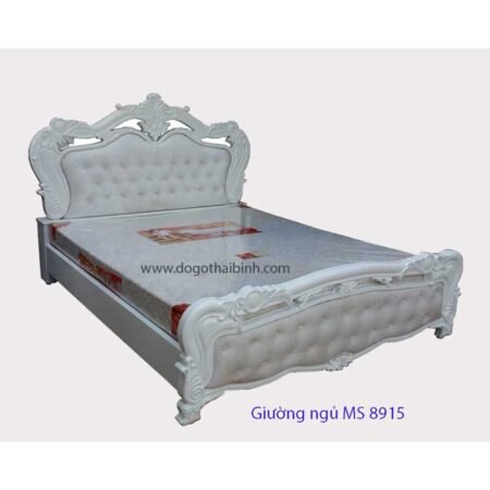 Giường ngủ cao cấp MS 8915 Giá 1m6 = 12.500.000