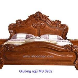 Giường ngủ gỗ căm xe MS 8932 Giá  1m6 = 32.000.000