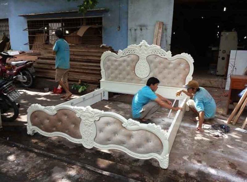 Giường ngủ MS 8968 Giá : 1m8 x 2m0 = 14.900.000 - Ảnh 3