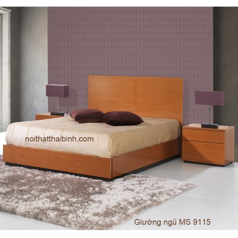 Giường Nhật MS 9115  Giá 1m6 = 6.000.000