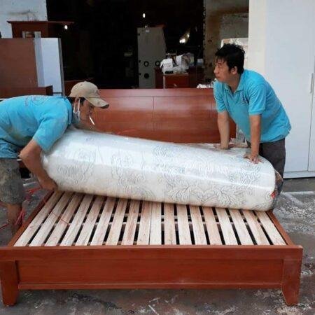 Giường ngủ vân gỗ xoan MS 9267 Giá 1m6 = 4.500.000 9 Giường ngủ vân gỗ xoan MS 9267 Giá 1m6 = 4.500.000