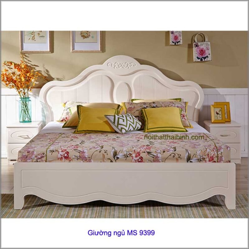 Giường ngủ cao cấp MS 9399 Giá 1m6 = 6.500.000