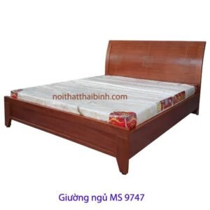 Giường ngủ đẹp giá rẻ MS 9747 Giá 1m6 = 4.500.000
