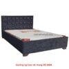 Giường ngủ bọc vải nhung đẹp MS 9994 Giá bán = 12.500.000 đ - Tặng 1 tấm nệm cao su non American