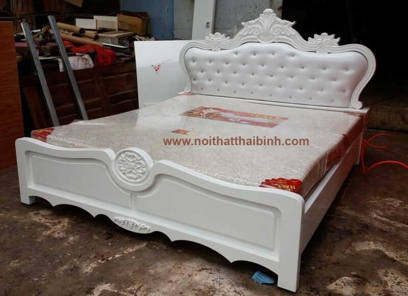 Giường ngủ cao cấp MS 9018 giá 1m6 = 10.000.000 - Ảnh 3