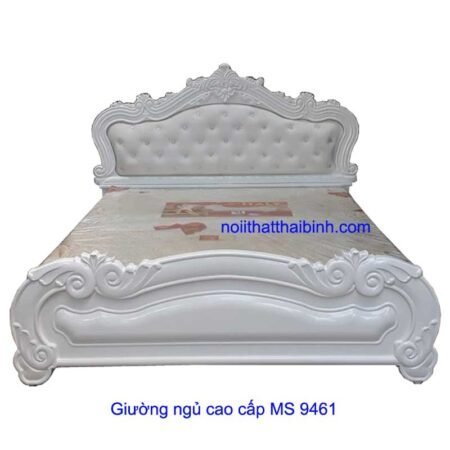 Giường ngủ tân cổ điển MS 9461 Giá 1m6 = 14.000.000