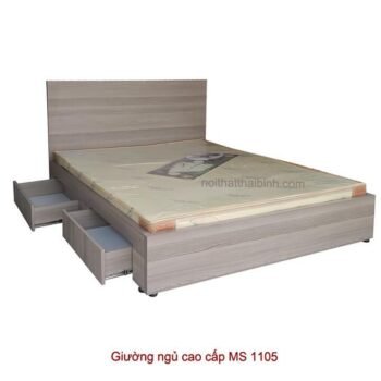 Giường ngủ có hộc kéo bên hông MS 1105 Giá bán = 5.500.000 đ