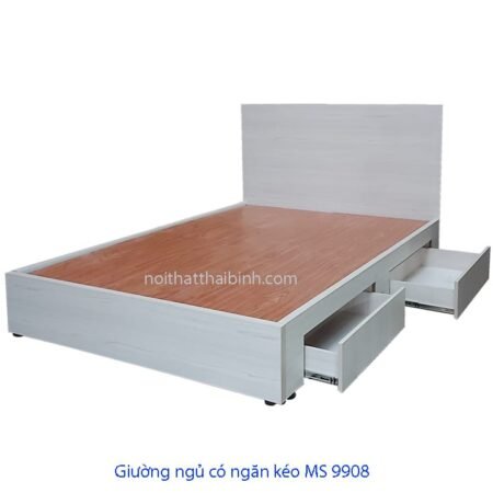 Giường ngủ có ngăn kéo mẫu đẹp MS 9908 Giá bán = 5.000.000 đ