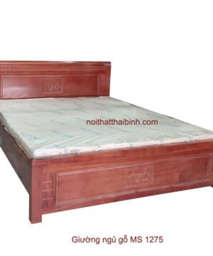 Giường gỗ chất lượng MS 1275 Giá bán = 9.500.000đ giảm còn = 7.500.000đ