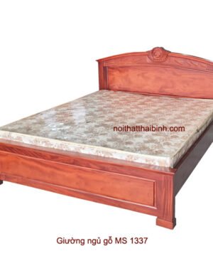 Giường ngủ gỗ chất lượng MS 1337 Giá bán= 9,500,000đ giảm còn= 8,500,000đ