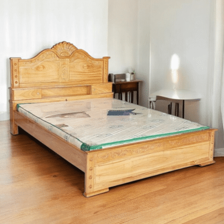 Giường gỗ gõ đỏ cao cấp MS 2929