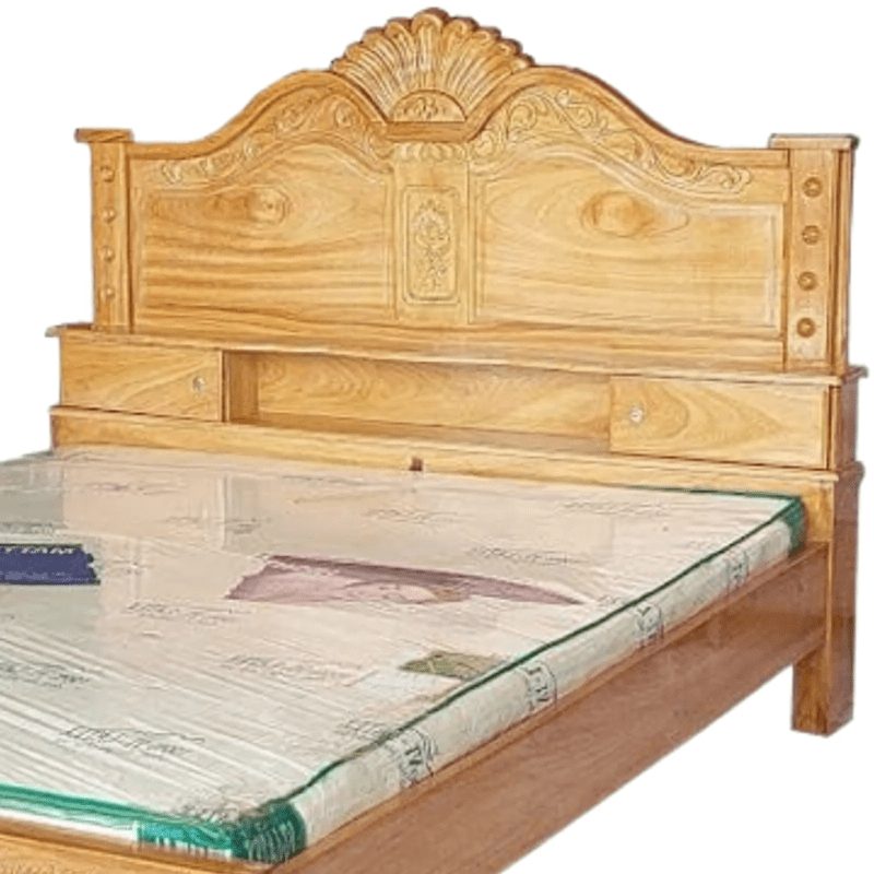 Giường gỗ gõ đỏ cao cấp MS 2929 - Ảnh 5
