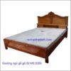 Giường ngủ gỗ gõ đỏ MS 9350 Giá 1m6= 14,500,000đ giảm còn= 12,500,000đ