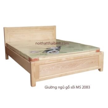 Giường gỗ sồi MS 2083