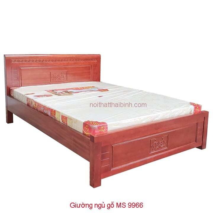 Giường ngủ gỗ MS 9966 Giá bán = 7.500.000 đ 1 Giường ngủ gỗ MS 9966 Giá bán = 7.500.000 đ