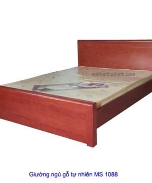 Giường ngủ tự nhiên gỗ gội MS 1088 Giá bán = 7.500.000 đ