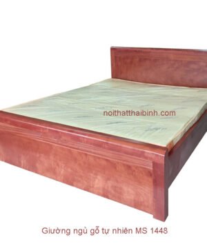 Giường ngủ gỗ tự nhiên MS 1448 Giá bán= 9,500,000đ giảm còn= 7,500,000đ