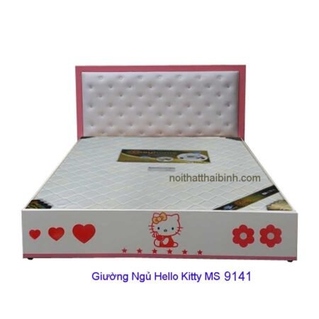 Giường ngủ Hello Kitty MS 9141  Giá 1m6  = 7.000.000