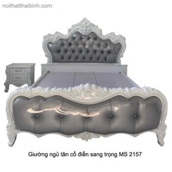 Giường ngủ tân cổ điển sang trọng MS 2157