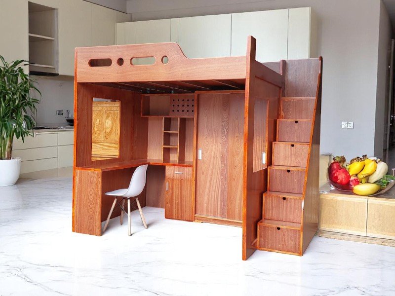 5 lý do bạn nên chọn giường tầng gỗ